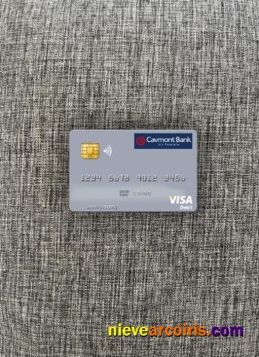 Zambia Cavmont Bank visa debit card photolook